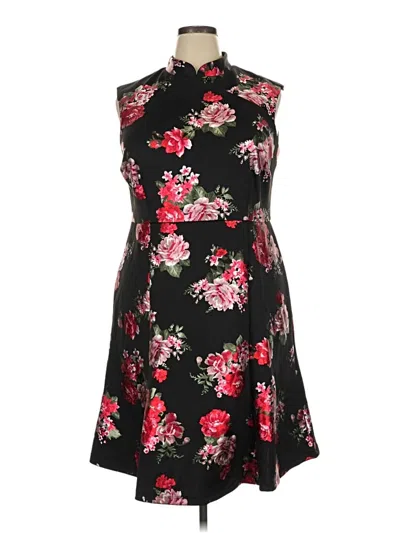 Ashley Stewart Cocktail Dress In Black
