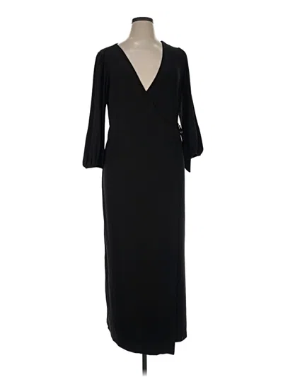 Pre-owned Ashley Stewart Cocktail Dress In Black