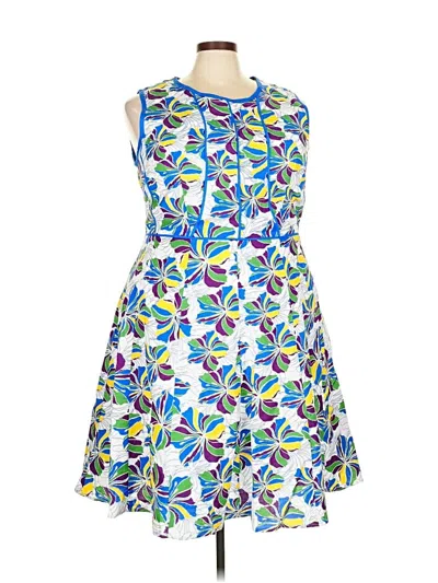 Pre-owned Ashley Stewart Cocktail Dress In Blue