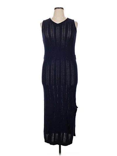 Pre-owned Ashley Stewart Cocktail Dress In Blue