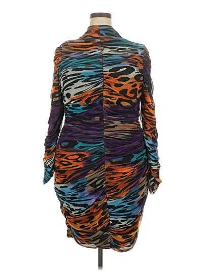 Pre-owned Ashley Stewart Cocktail Dress In Blue