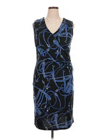Pre-owned Ashley Stewart Cocktail Dress In Blue