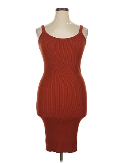 Pre-owned Ashley Stewart Cocktail Dress In Brown