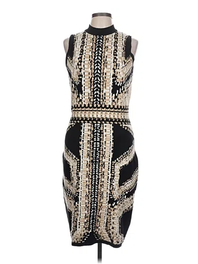 Pre-owned Ashley Stewart Cocktail Dress In Gold