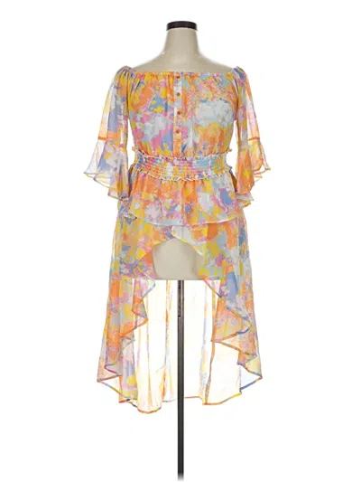 Pre-owned Ashley Stewart Cocktail Dress In Orange
