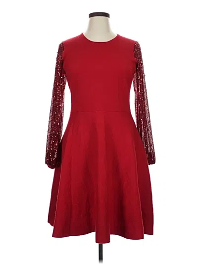 Pre-owned Ashley Stewart Cocktail Dress In Red