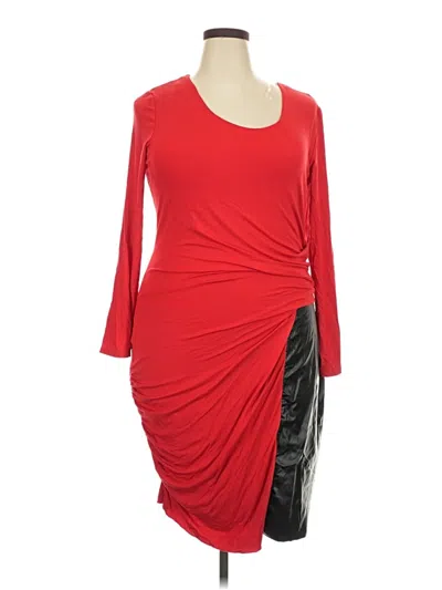 Pre-owned Ashley Stewart Cocktail Dress In Red