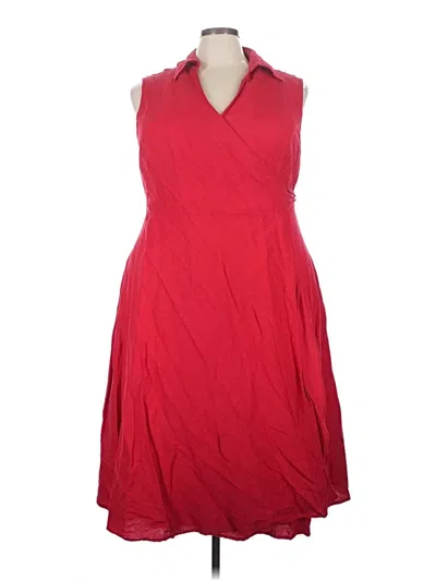 Pre-owned Ashley Stewart Cocktail Dress In Red