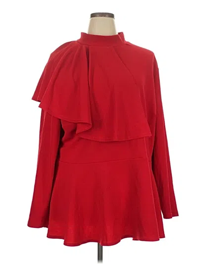 Pre-owned Ashley Stewart Cocktail Dress In Red