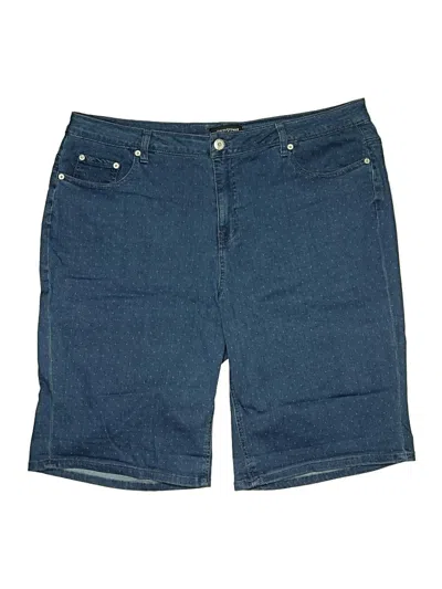 Pre-owned Ashley Stewart Denim Shorts In Blue