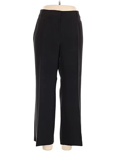 Pre-owned Ashley Stewart Dress Pants In Black