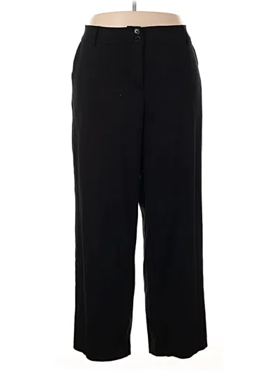 Pre-owned Ashley Stewart Dress Pants In Black