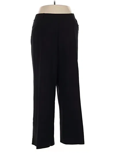 Pre-owned Ashley Stewart Dress Pants In Black