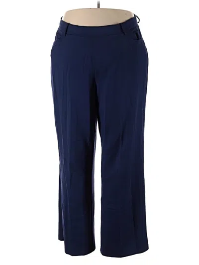 Pre-owned Ashley Stewart Dress Pants In Blue