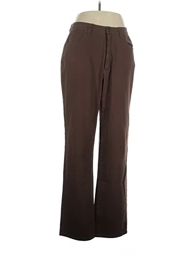 Pre-owned Ashley Stewart Dress Pants In Brown