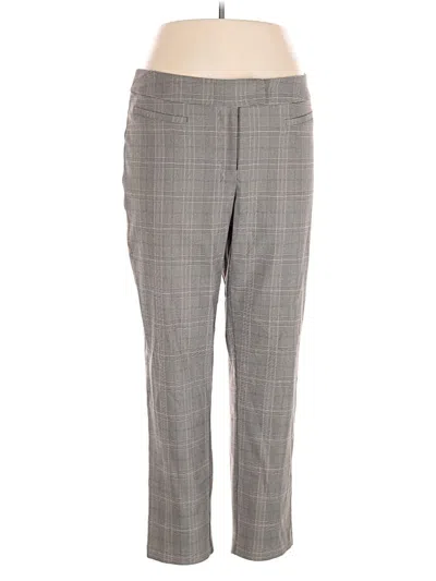 Pre-owned Ashley Stewart Dress Pants In Gray