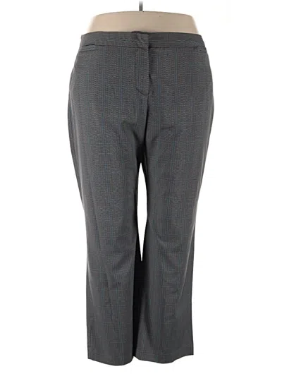 Pre-owned Ashley Stewart Dress Pants In Gray