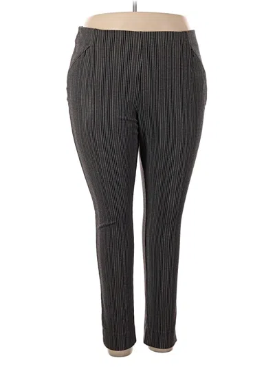 Pre-owned Ashley Stewart Dress Pants In Gray
