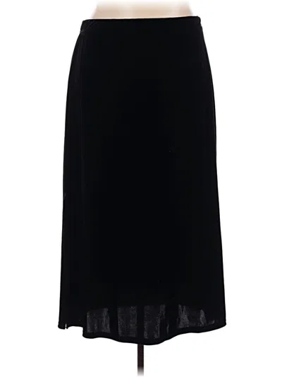 Pre-owned Ashley Stewart Formal Skirt In Black
