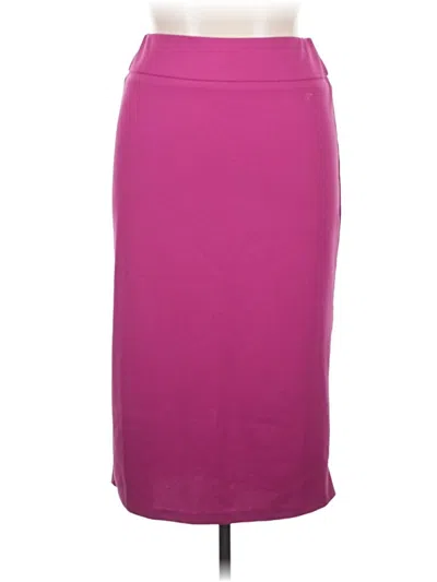 Pre-owned Ashley Stewart Formal Skirt In Purple