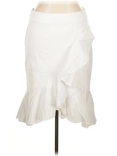 Ashley Stewart Formal Skirt In White