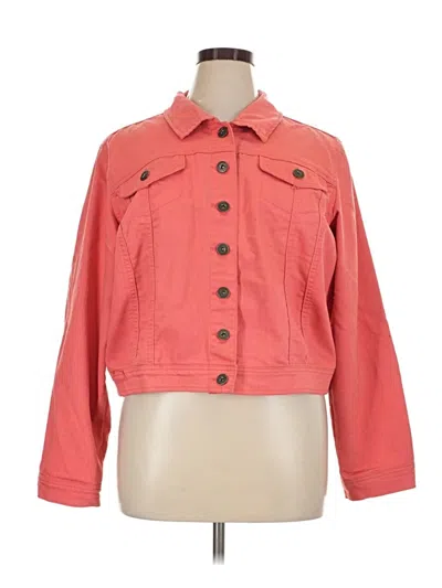 Pre-owned Ashley Stewart Jacket In Orange