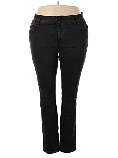 Pre-owned Ashley Stewart Jeans In Black