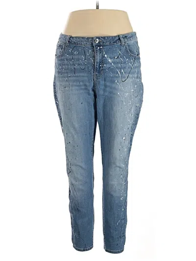 Pre-owned Ashley Stewart Jeans In Blue