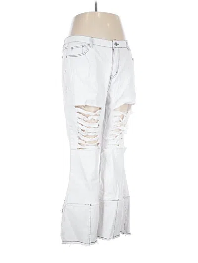 Pre-owned Ashley Stewart Jeans In White