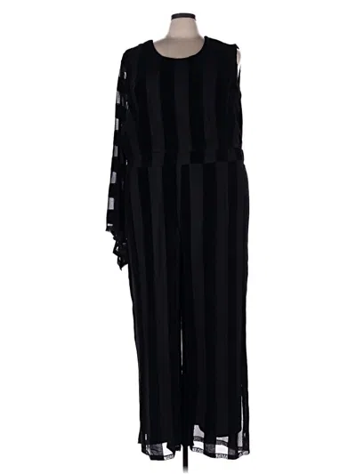 Pre-owned Ashley Stewart Jumpsuit In Black