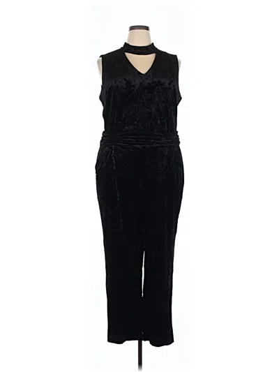 Pre-owned Ashley Stewart Jumpsuit In Black