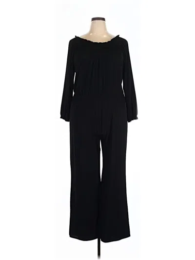 Pre-owned Ashley Stewart Jumpsuit In Black