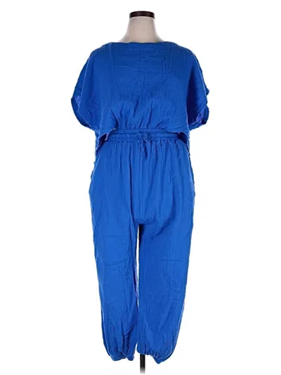 Pre-owned Ashley Stewart Jumpsuit In Blue