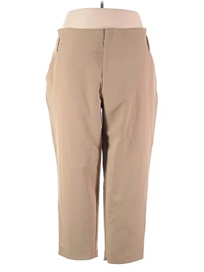 Pre-owned Ashley Stewart Khaki Pant In Tan
