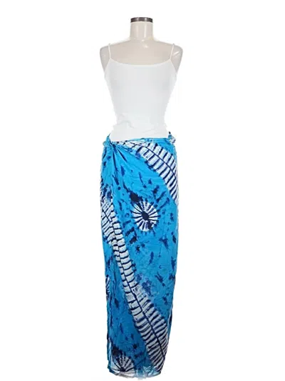 Pre-owned Ashley Stewart Kimono In Blue