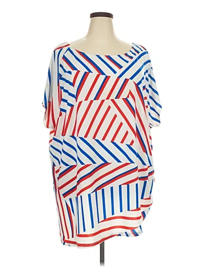 Pre-owned Ashley Stewart Kimono In Blue