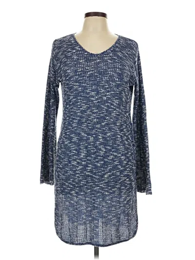 Pre-owned Ashley Stewart Pullover Sweater In Blue