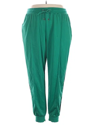 Pre-owned Ashley Stewart Track Pants In Green