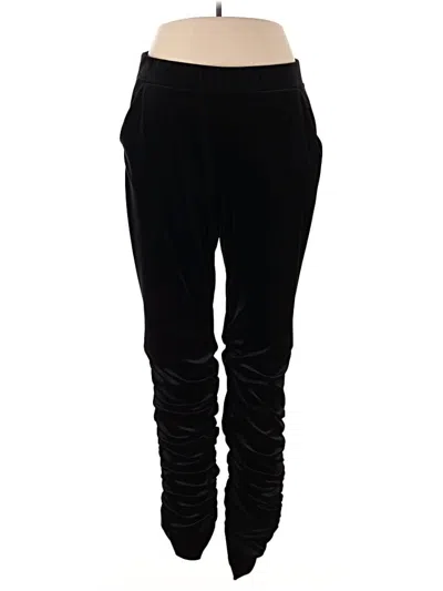 Pre-owned Ashley Stewart Velour Pants In Black