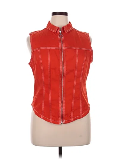 Ashley Stewart Vest In Red