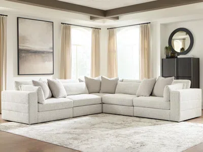 Ashley Stonecroft Manor 5-piece Modular Sectional In White