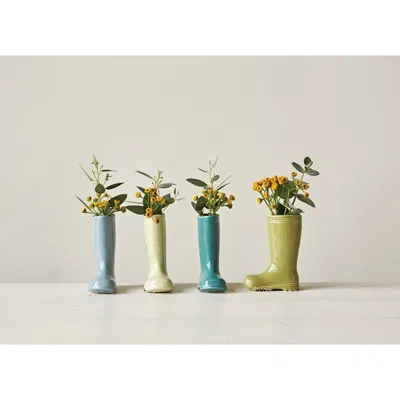 Ashley Storied Home Boot Vases (set Of 4) In Multi