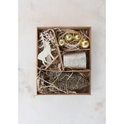 Ashley Storied Home Candle Garden Kit With Bottle Brush Tree In Multi