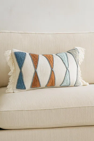 Ashley Storied Home Embroidered Decorative Throw Pillow In Multi