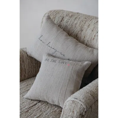 Ashley Storied Home Lumbar Decorative Pillow In Gray