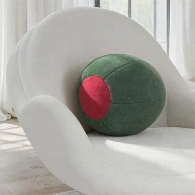 Ashley Storied Home Olive Shaped Decorative Throw Pillow In Multi