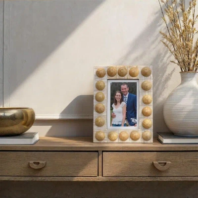 Ashley Storied Home Photo Frame In White