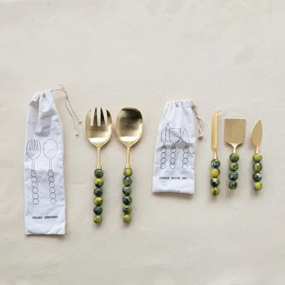 Ashley Storied Home Premium Cutlery In Gold