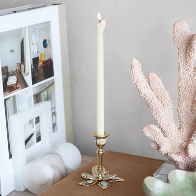 Ashley Storied Home Round Candle Holder In Multi