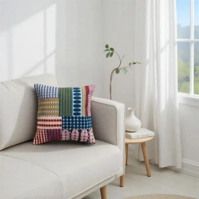 Ashley Storied Home Square Indoor/outdoor Decorative Pillow In Multi